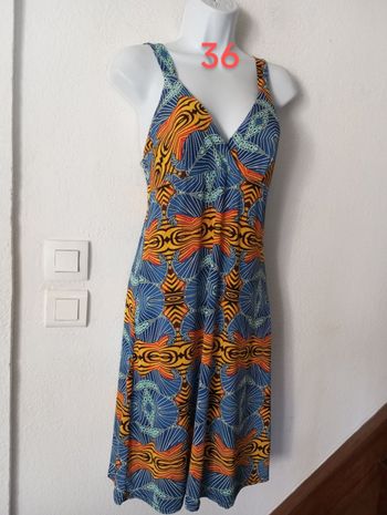 Robe été fluide mi longue femme 36