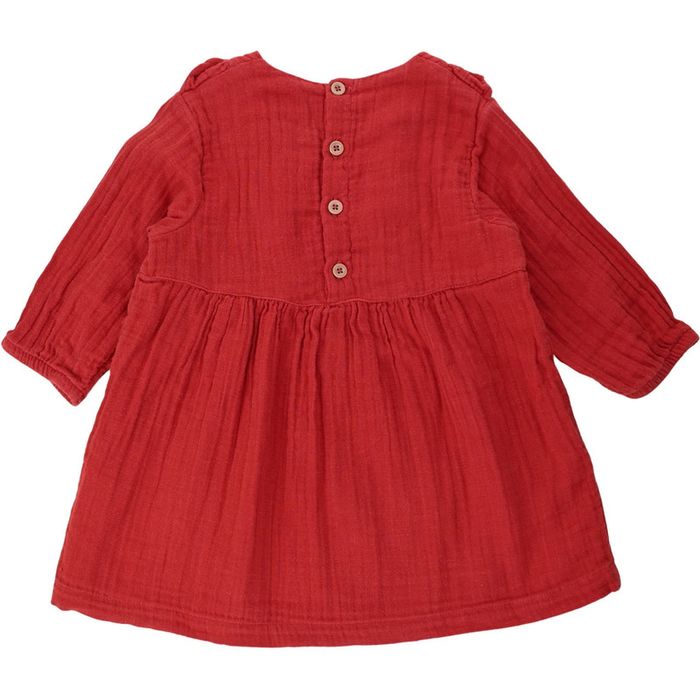 Robe à manches longues 18 mois en coton bio Petit Bateau - photo numéro 2