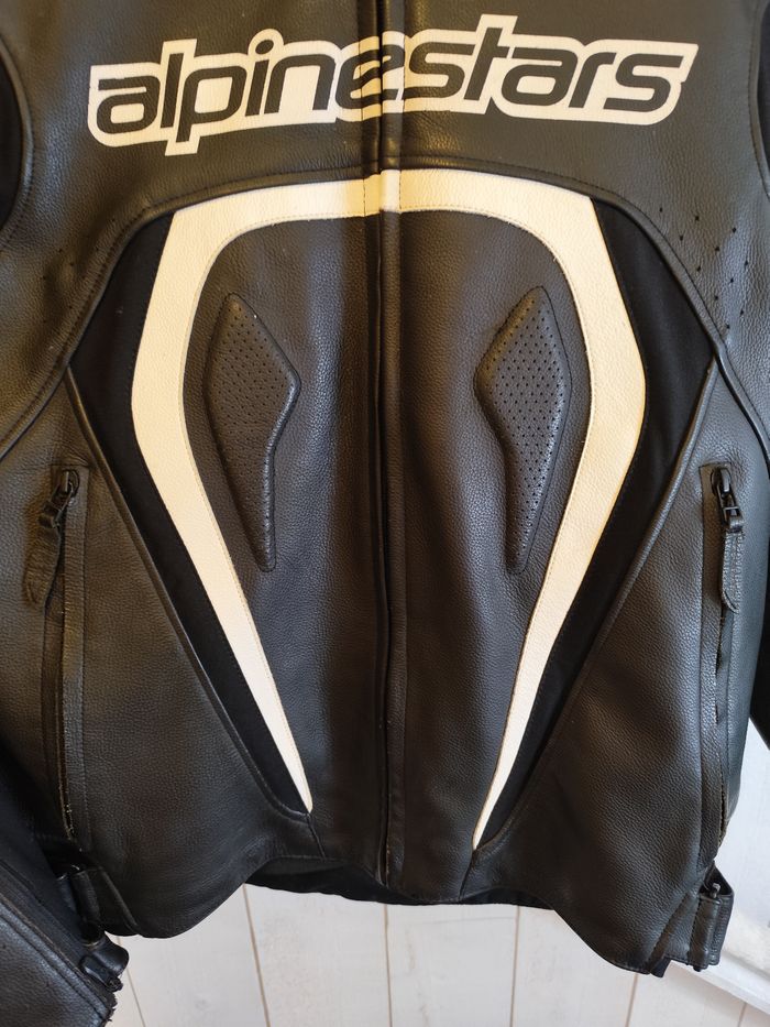 Veste moto cuir Alpinestars - photo numéro 2