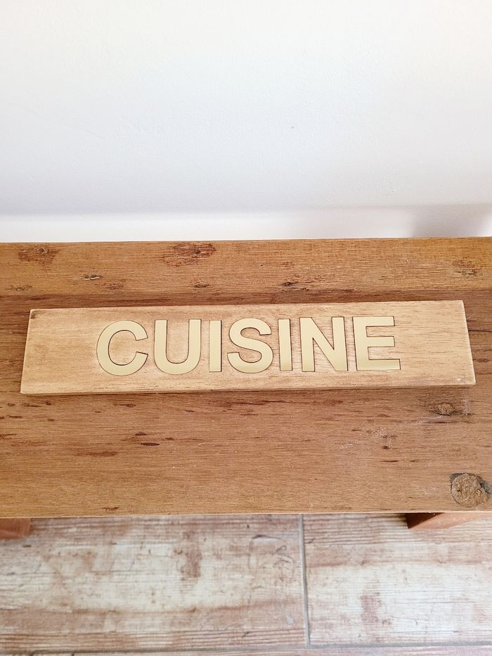 Plaque décorative "Cuisine"