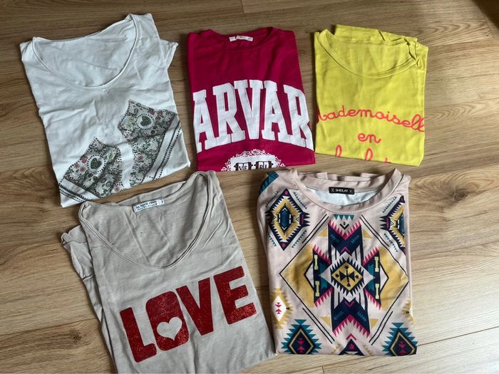 Lot t shirt taille L