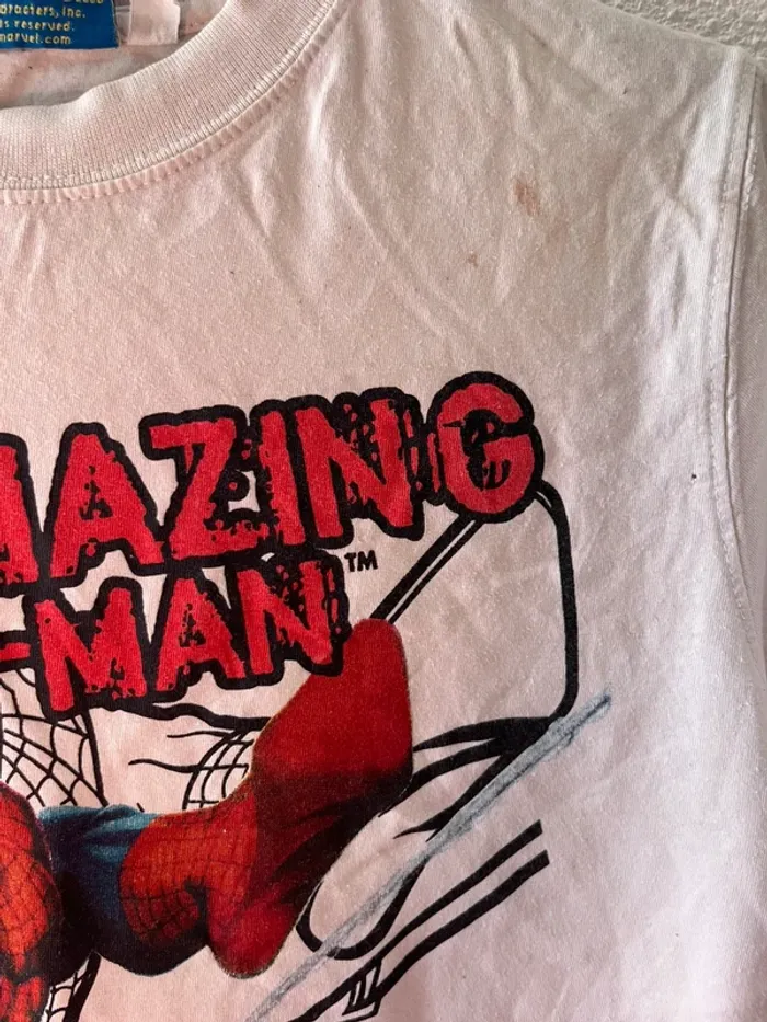 T-shirt Spiderman taille 8 ans - photo numéro 2