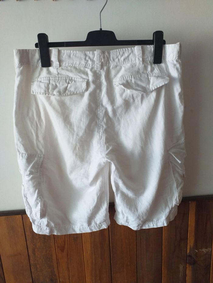 Short blanc avec poches latérales - photo numéro 2