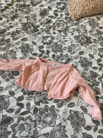 Gilet court bébé fille