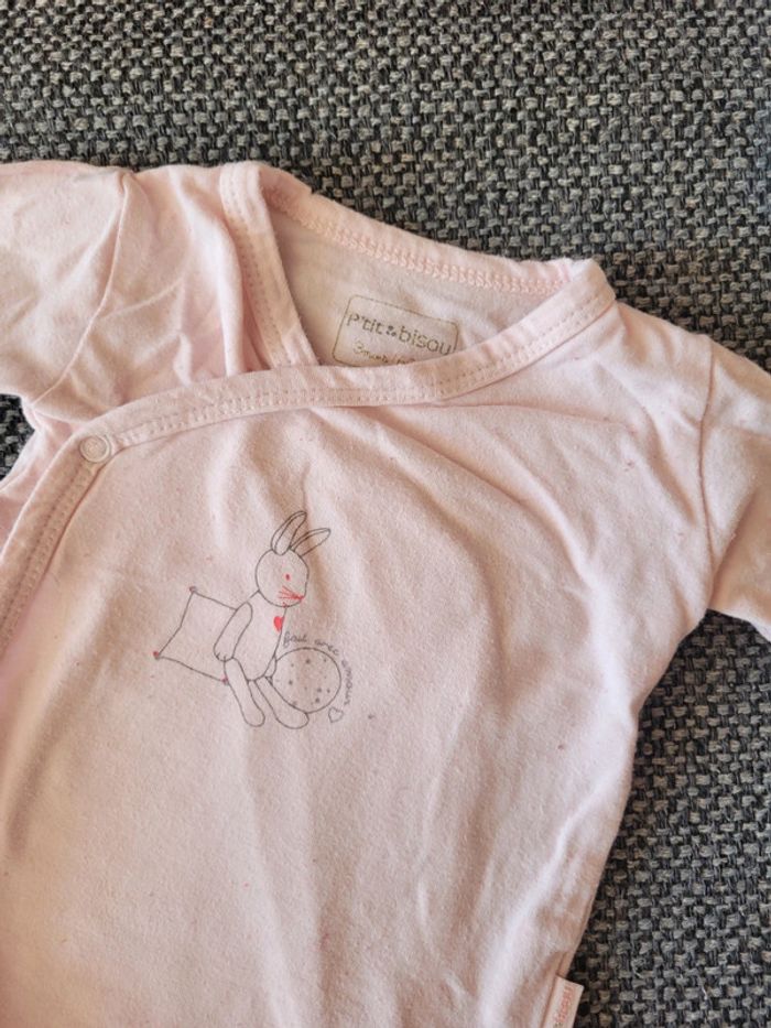 Lot 2 bodies fille 3 mois - photo numéro 3