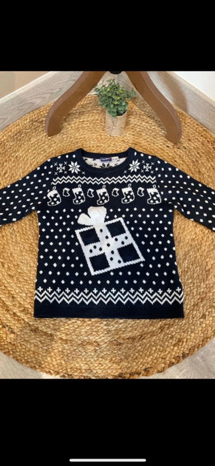 Pull de noel lumineux garçon 4-6ans - photo numéro 2