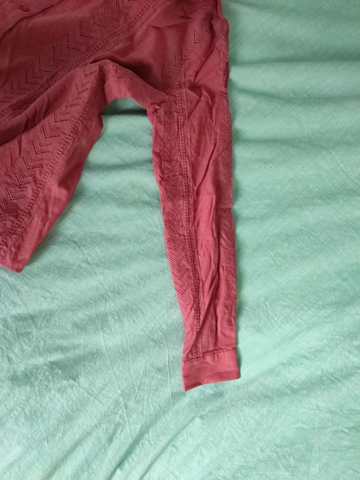 Chemise rose corail Promod neuve - photo numéro 3