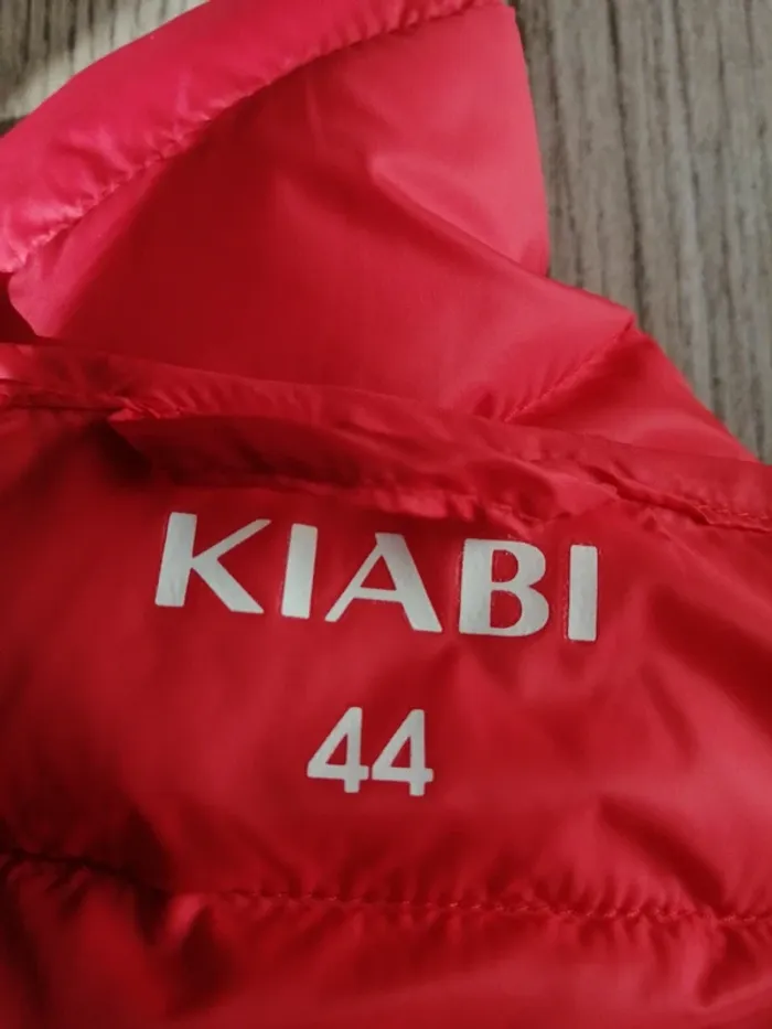 Doudoune rouge matelassée col arrondie avec poches fermées / kiabi / (44) - photo numéro 8