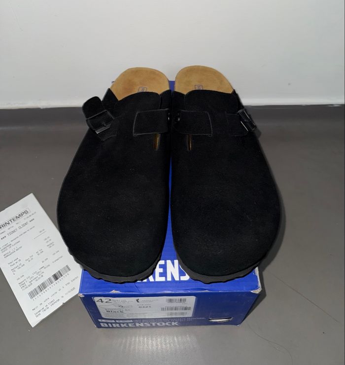 Sandales Birkenstock Boston noir taille 42 - photo numéro 4