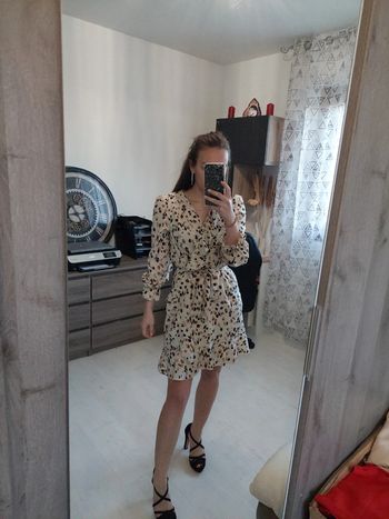 Robe femme beige et marron t36