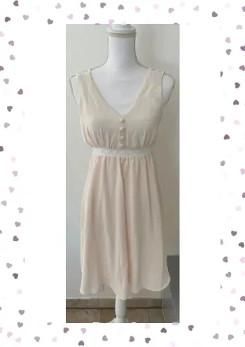 Nafnaf Robe Fluide Rose Pale Taille 36/S