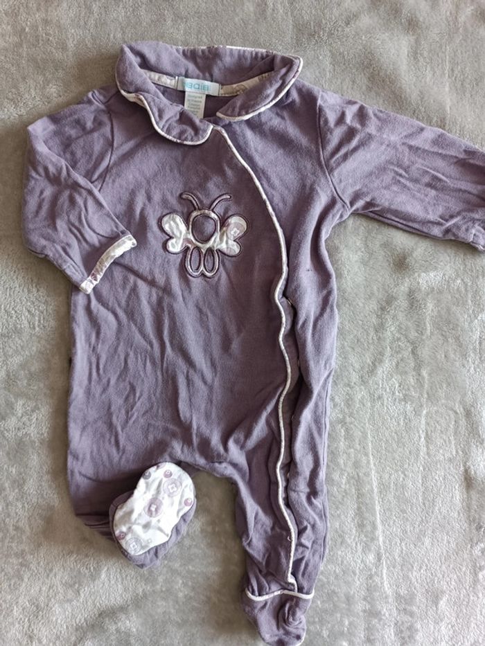 Pyjama fin ouverture sur le devant