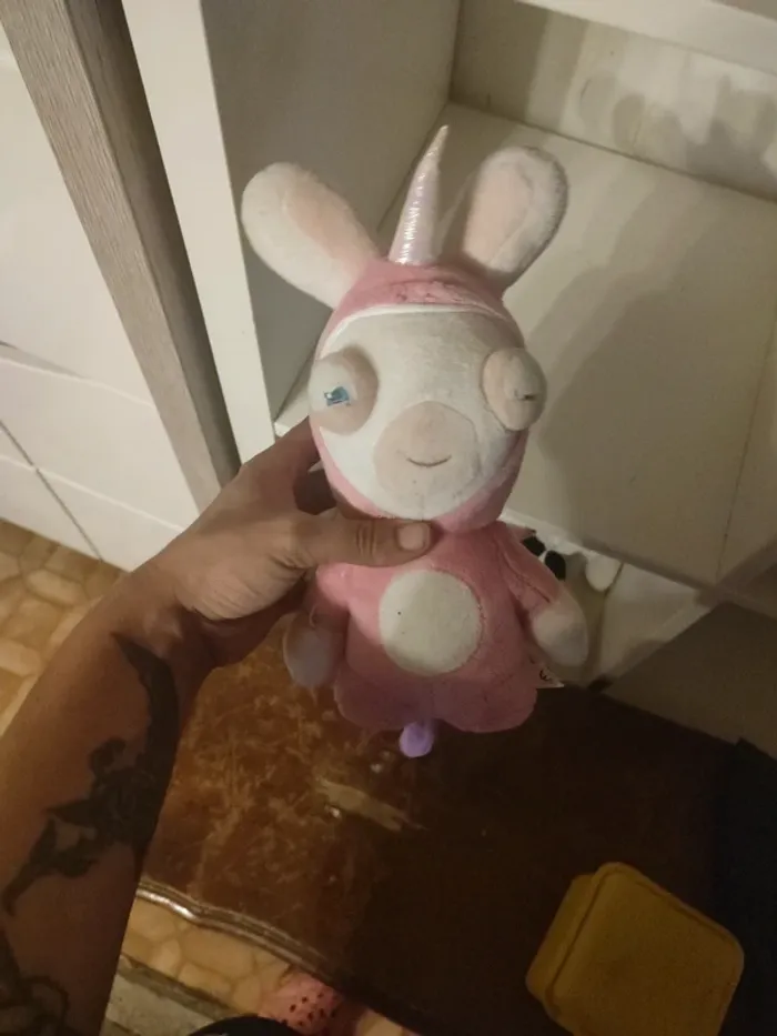 Peluche lapin cretin - photo numéro 3
