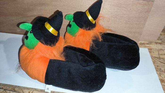 Pantoufles halloween mixte - photo numéro 3