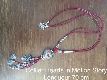 Collier Hearts in Motion Story