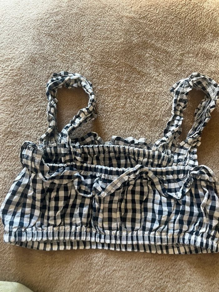Top à carreaux NA-KD – Taille 32 - photo numéro 2