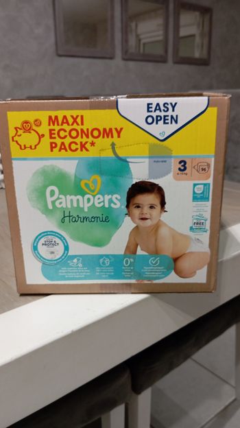 Maxi pack Pampers harmonie taille 3