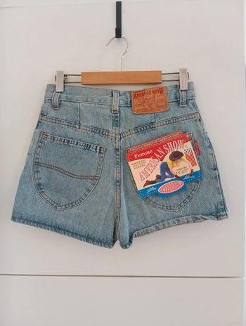 Mini short en jean vintage taille 34 neuf
