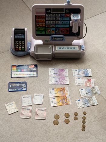 Caisse enregistreuse comme les vrais