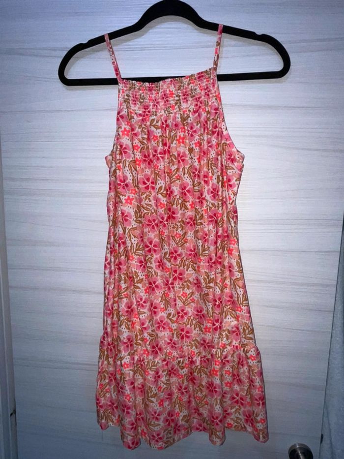 Robe courte fleuries