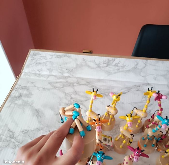 Jouet Girafe en bois - photo numéro 6