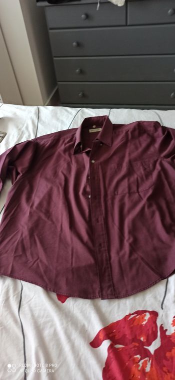 Chemise Bordeaux xl