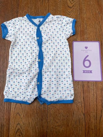 Combishort petit bateau