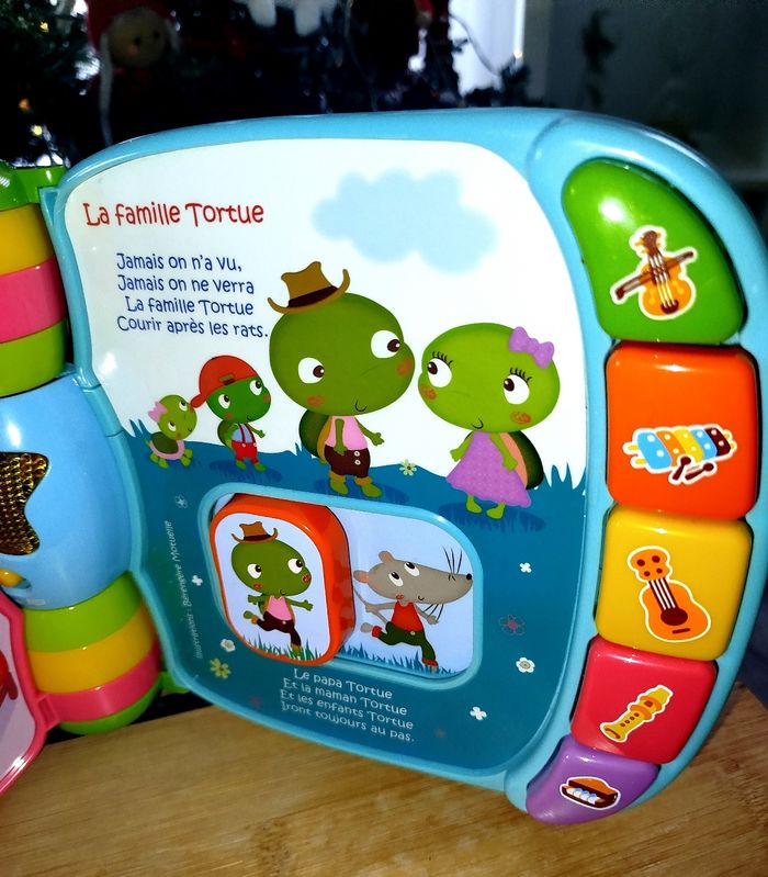 🎄 VTech Livre Interactif Do Ré Mi Super livre enchanté Bleu - photo numéro 7