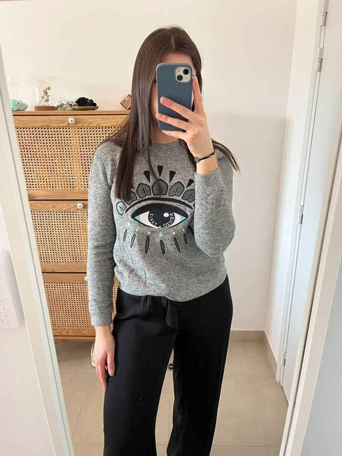 Pull/sweat gris Kenzo