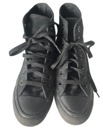 Converse montantes noires – Taille 36 – Indémodables