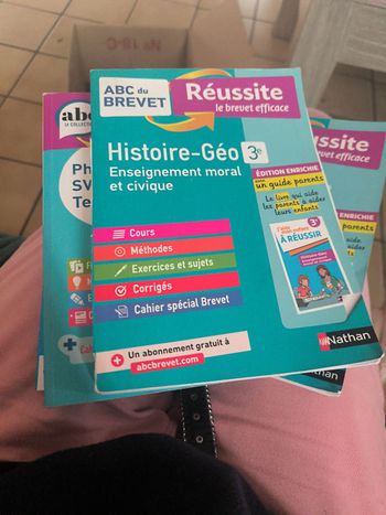 Livre scolaire brevet 