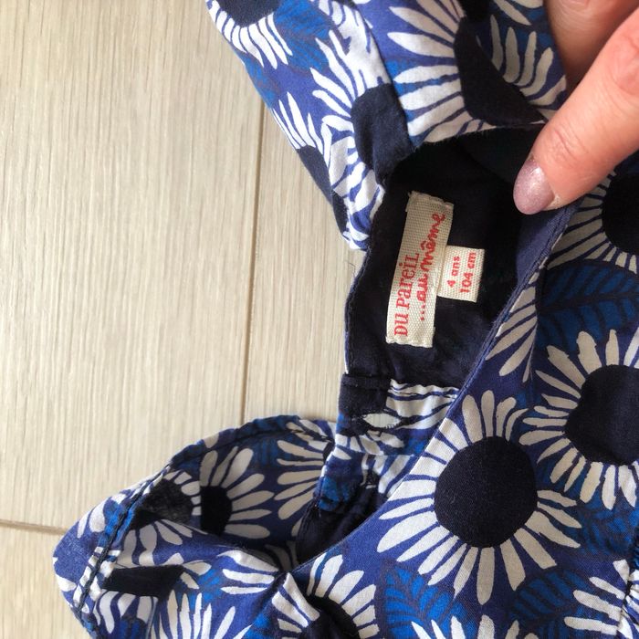 Ensemble robe été avec foulard assorti - photo numéro 5