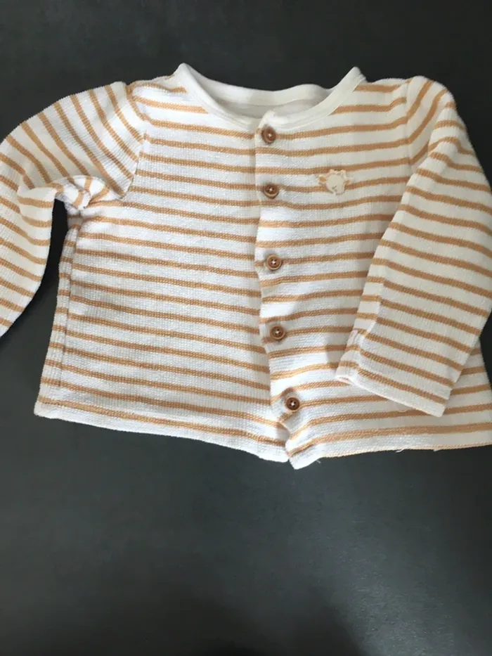 Ensemble pantalon + pull 9 mois sergent major - photo numéro 3