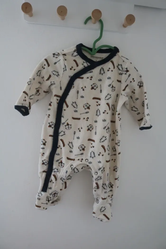Lot pyjamas hiver garçon 3 mois - photo numéro 3