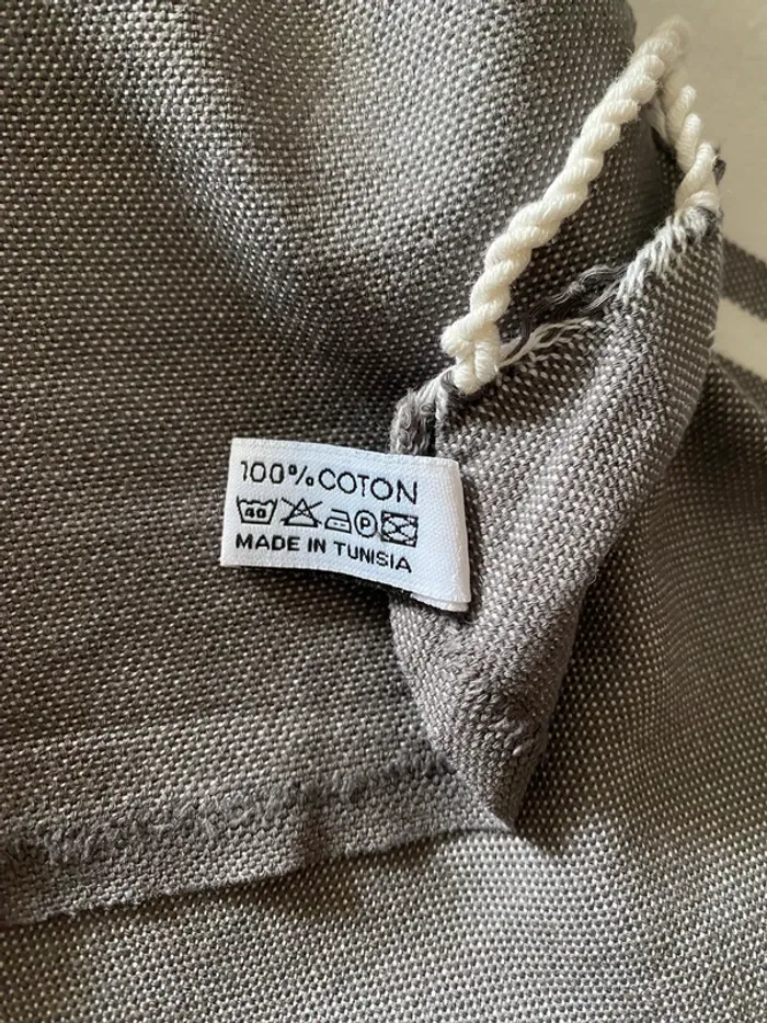 Fouta de plage Foutazur marron - photo numéro 5