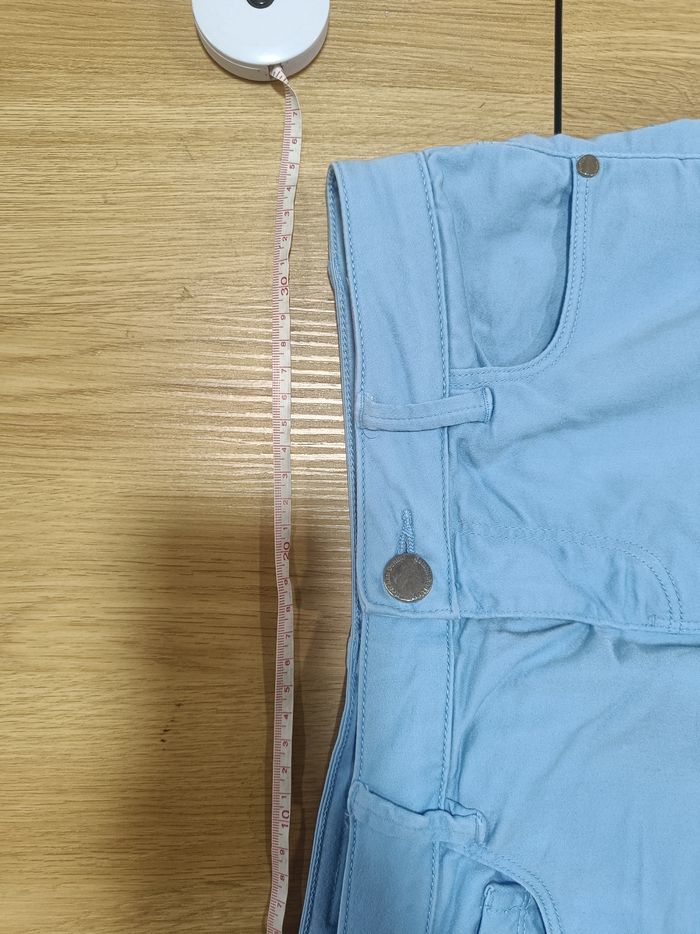 Jean skinny Bershka bleu ciel – Taille 36 (S) – - photo numéro 10