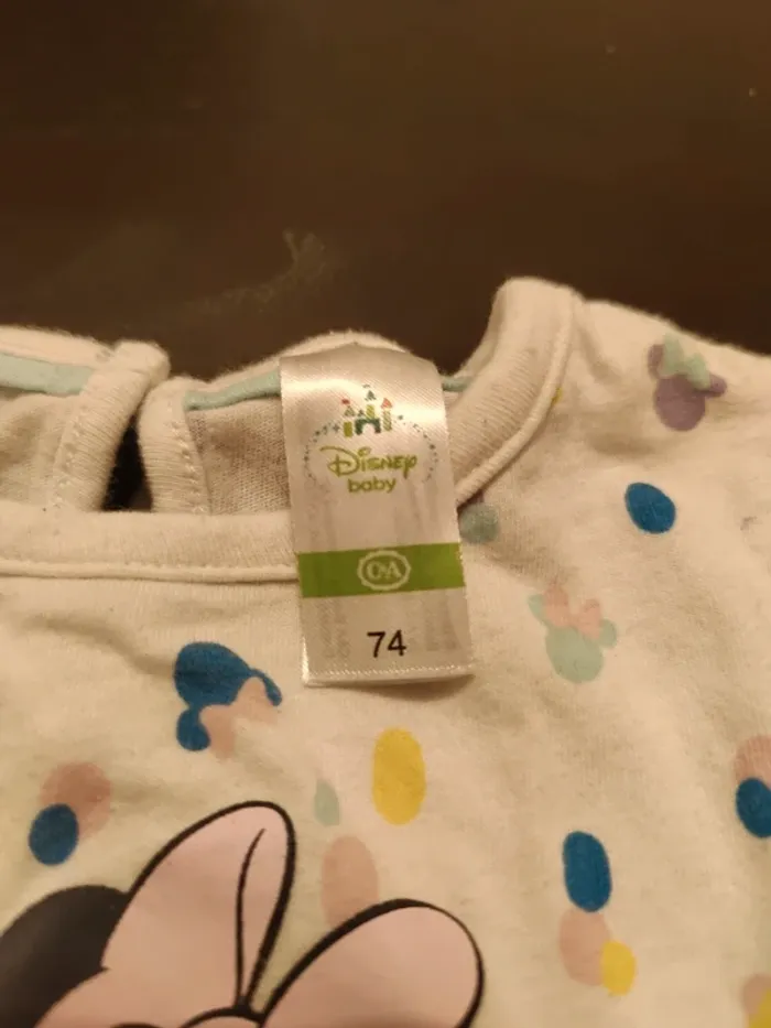 T shirts Minnie mouse 9-12mois - photo numéro 3