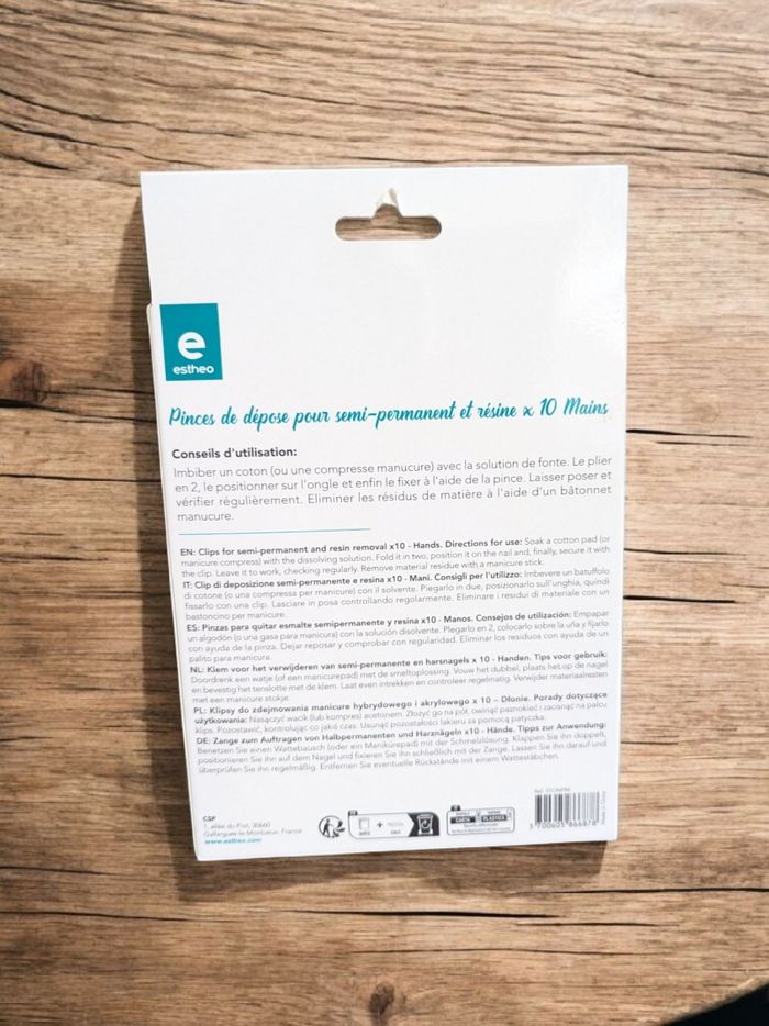 Pinces de retrait vernis semi-permanent. Neuf, Réutilisables - photo numéro 2