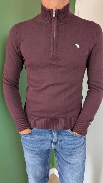 Sweat demi zippé Abercrombie & Fitch