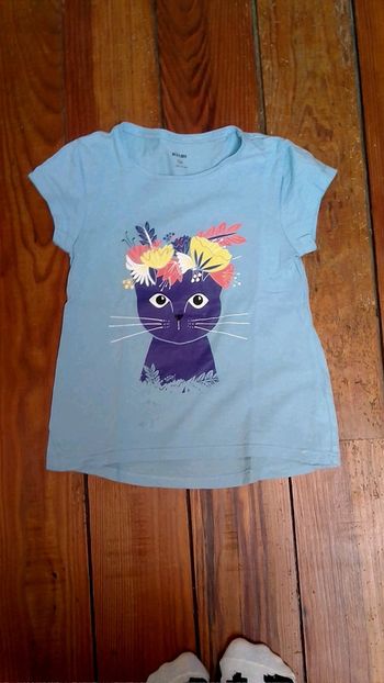 T-shirt bleu fille