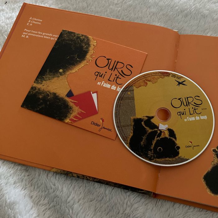 Livre CD, l’ours qui lit et faim de loup - photo numéro 3