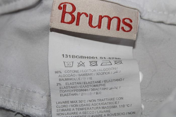 Lot 2 Jeans Brums - Blanc et Bleu Marine - Taille 5 ans - - photo numéro 3