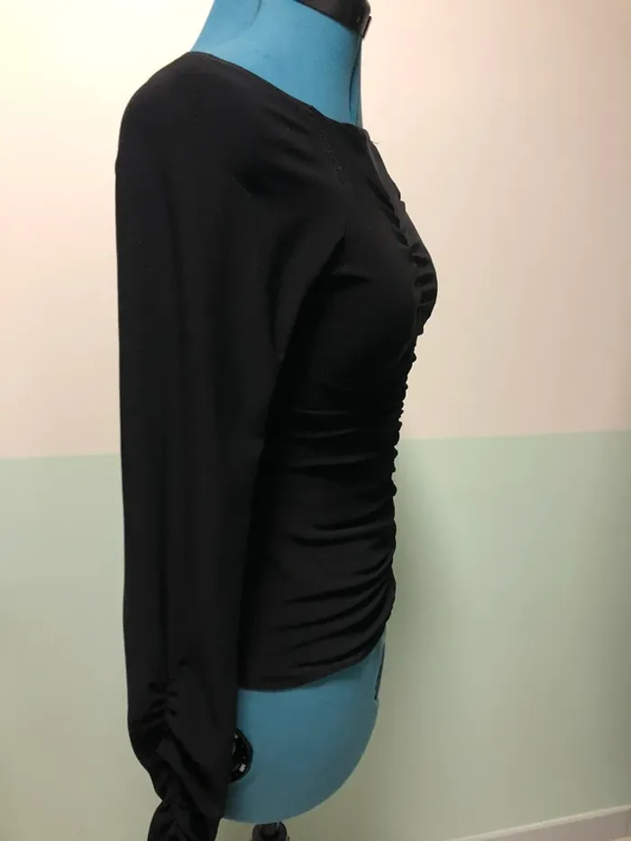 Pull léger noir Cécilia taille S Y2K vintage rétro - photo numéro 11