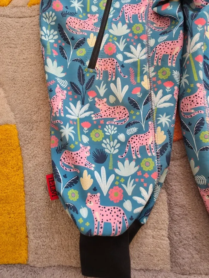 Combinaison softshell IELM 104cm petits léopards - photo numéro 3