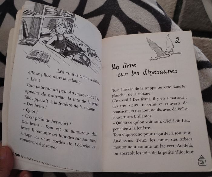 Livre "La vallée des dinosaures" de Mary Pope Osborne Edition La Cabane Magique 80 pages - photo numéro 3