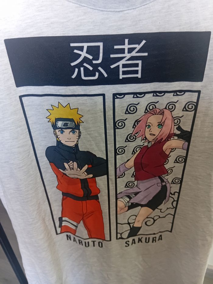 Chemise de nuit Naruto Sakura manga animé manches courtes XS S - photo numéro 2