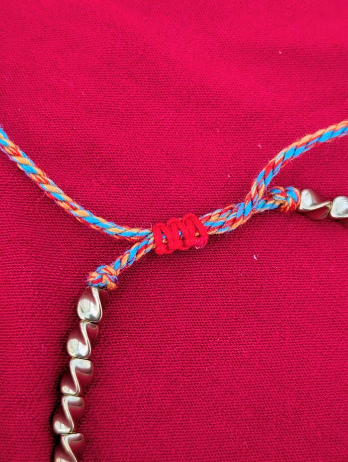 Bracelet bohème géométrique en corde - photo numéro 3