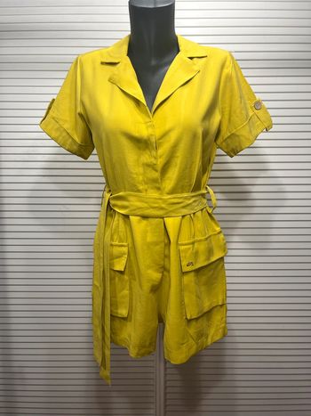 Combi short jaune manche courte femme small Yes Zee neuve étiquetée