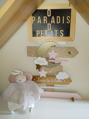 Doudou lapin kaloo gaze de coton bio 