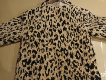 Manteau fourrure tigrée